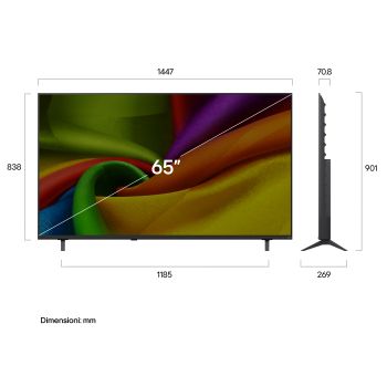 Immagine dimensioni TV 65NU900B6LA 2026